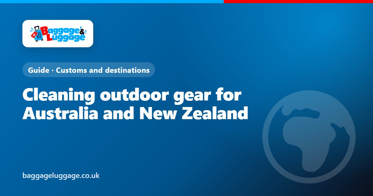 Hiking boots, a tent and a bike being cleaned with a brush and water before packing
