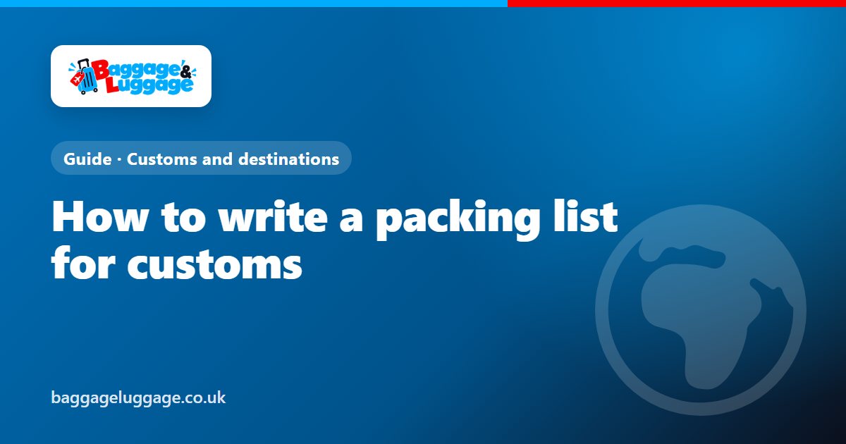 A handwritten packing list on a clipboard beside a numbered cardboard box and an open suitcase of folded clothes